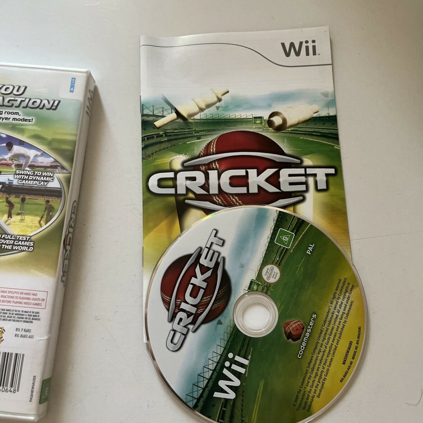 Cricket for Nintendo Wii / Wii U - Complete w Manual PAL