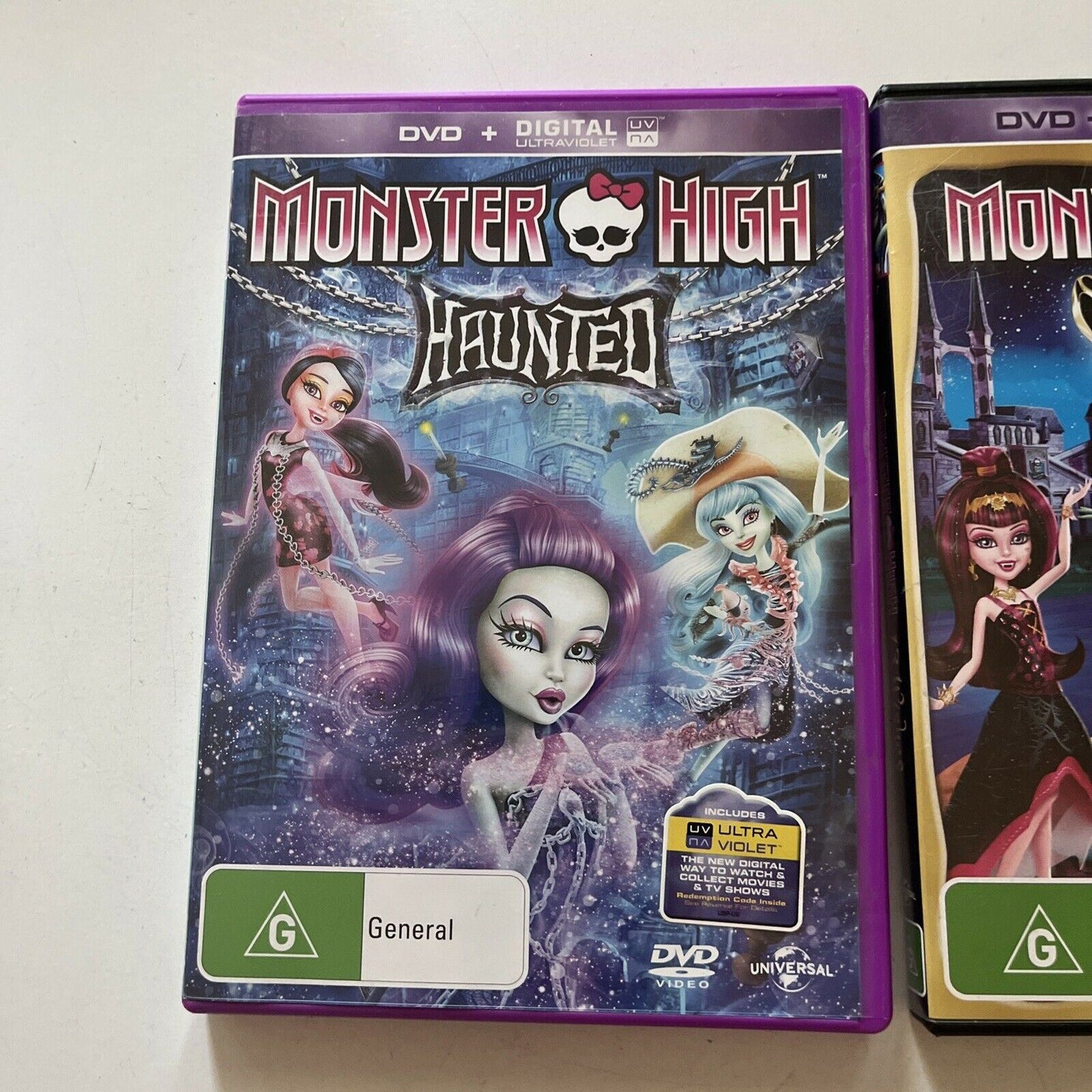 Monster High: 13 Wishes / Haunted (DVD, 2015, 2-Disc) Region 4&2