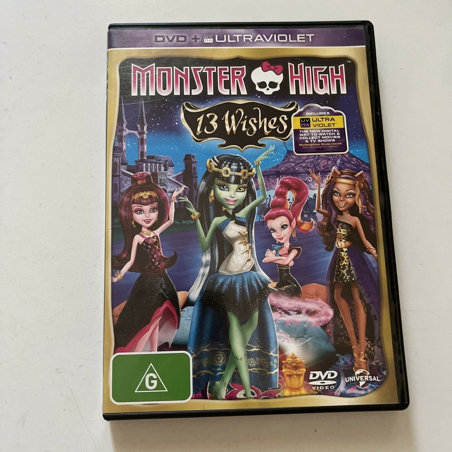 Monster High: 13 Wishes / Haunted (DVD, 2015, 2-Disc) Region 4&2