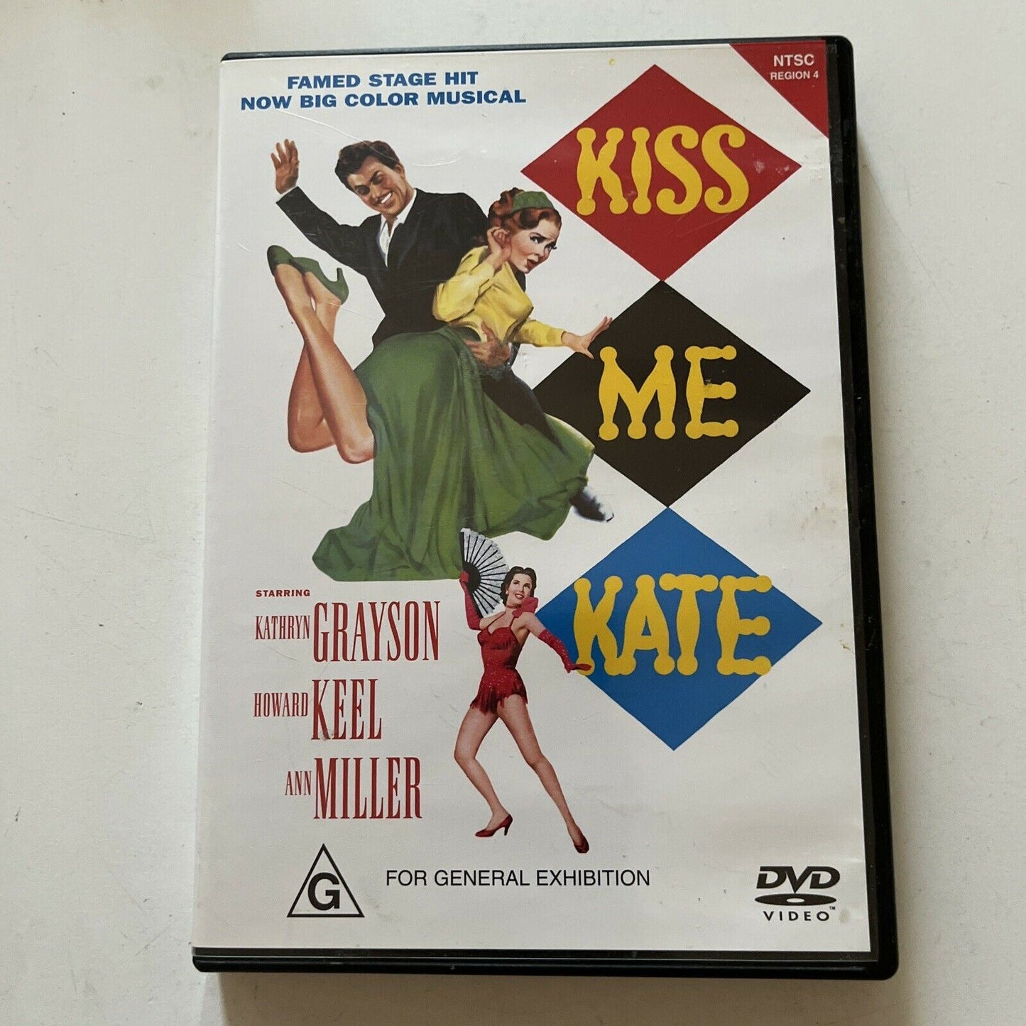 Kiss Me Kate (DVD, 1949) Howard Keel, Kathryn Grayson Region 4