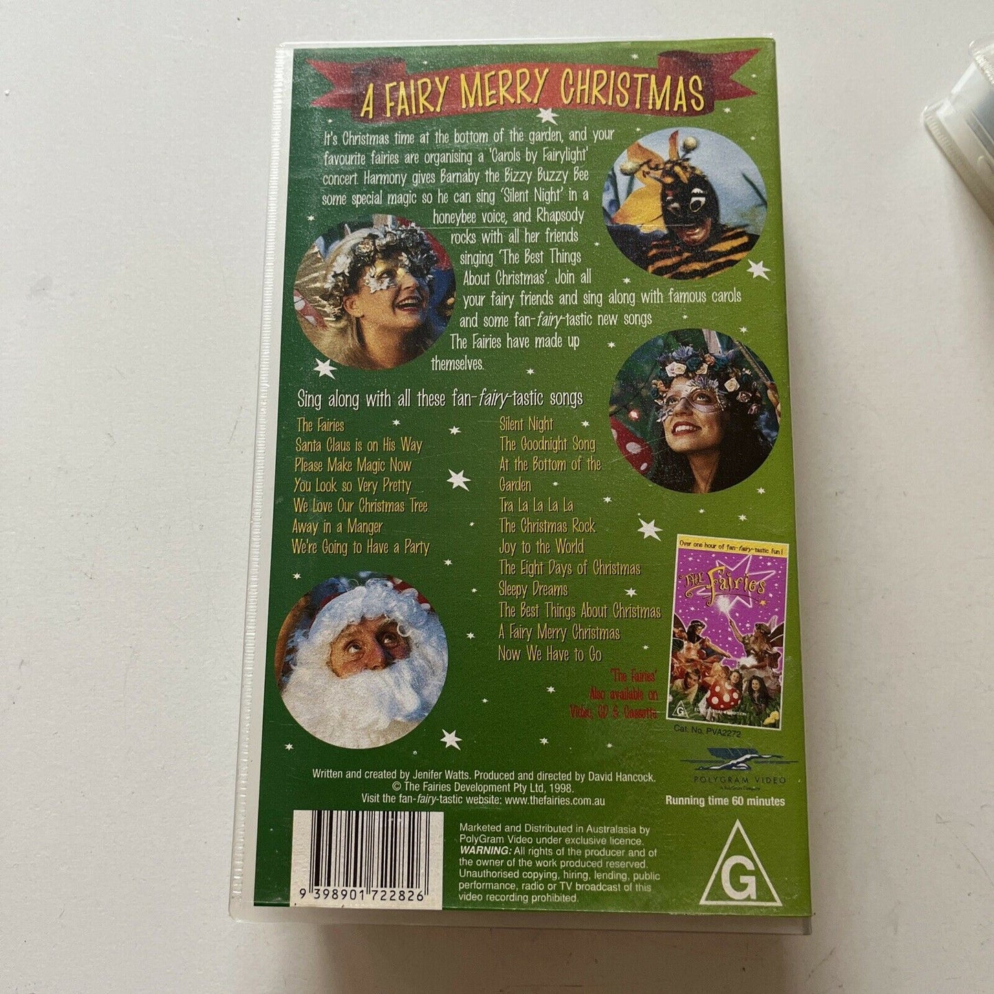 The Fairies - A Fairy Merry Christmas (VHS, 1998) PAL