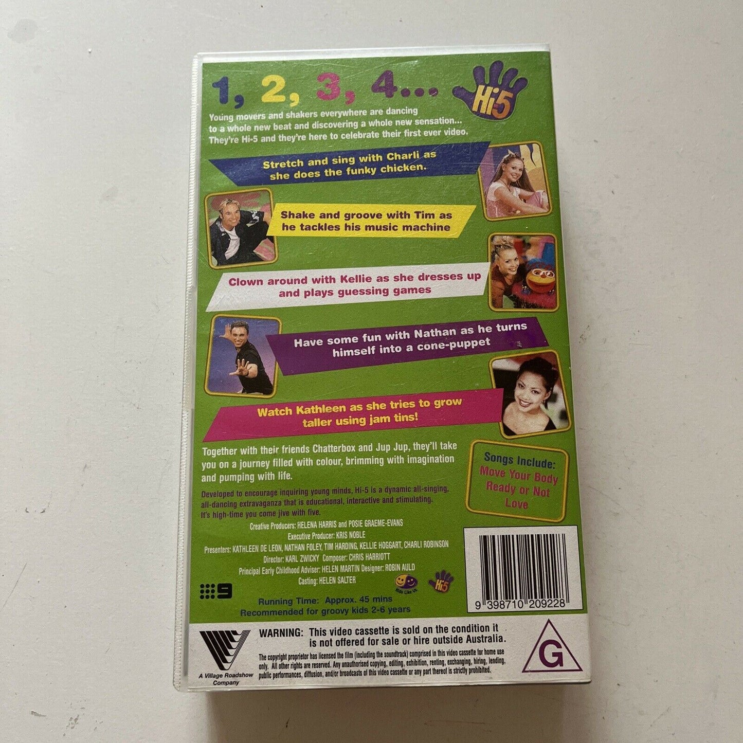 HI-5  : Move Your Body (VHS, 1999) PAL