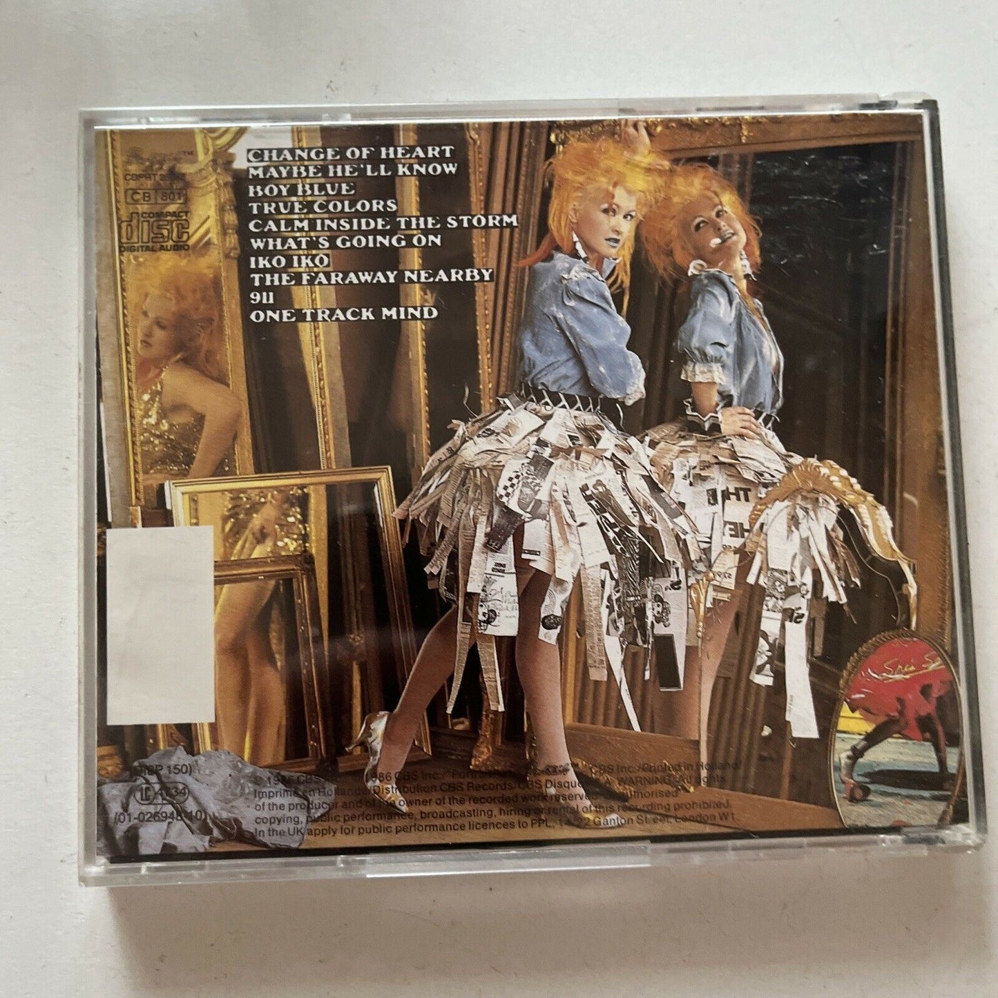 True Colors by Cyndi Lauper (CD, 1986)
