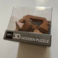 2x Nice & Nifty 3D Wooden Puzzle