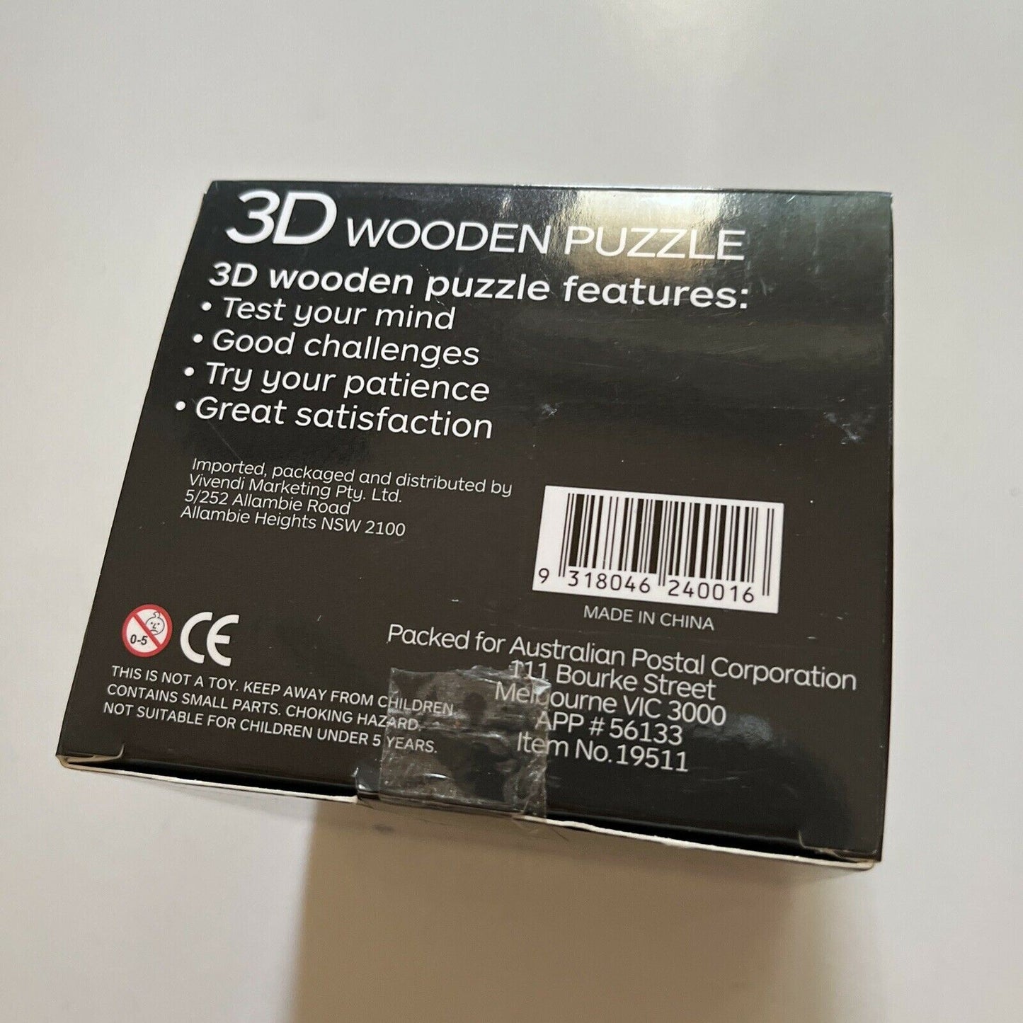 2x Nice & Nifty 3D Wooden Puzzle