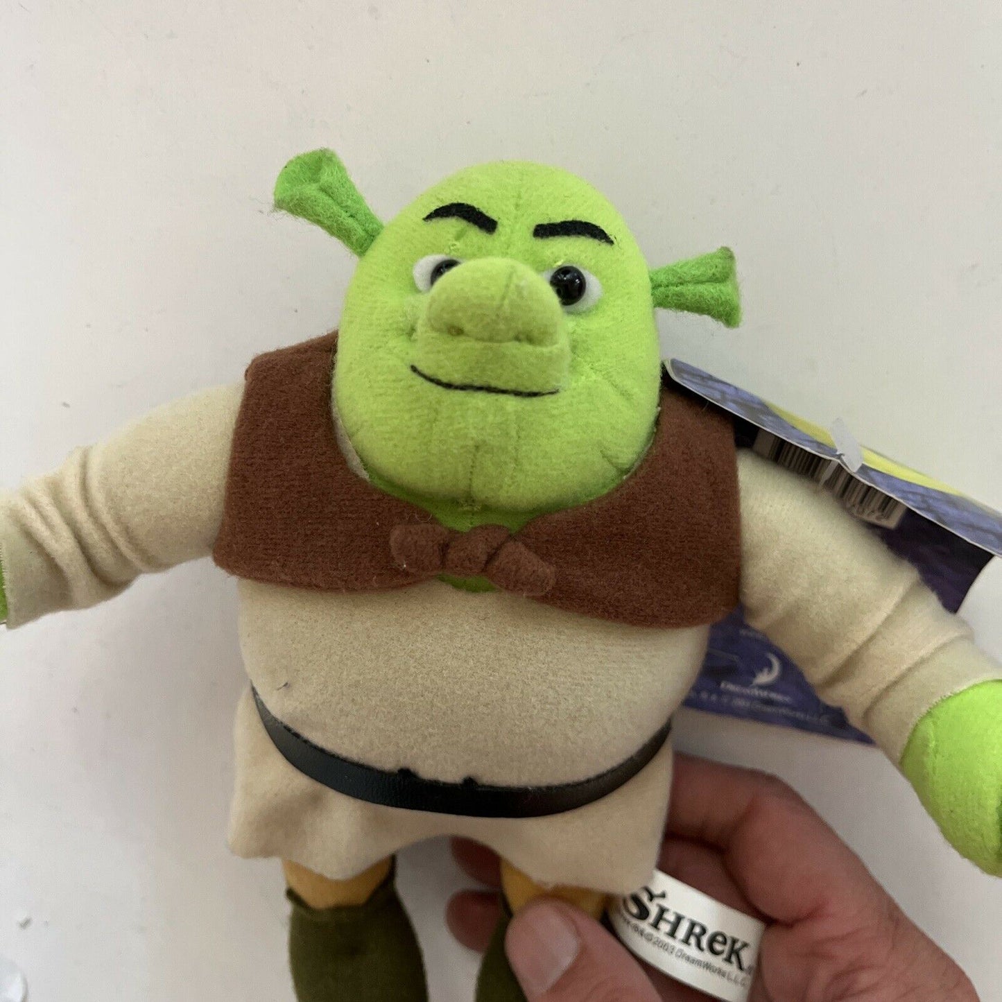 Shrek 7" Push Toy DreamWorks 2003 With Tag