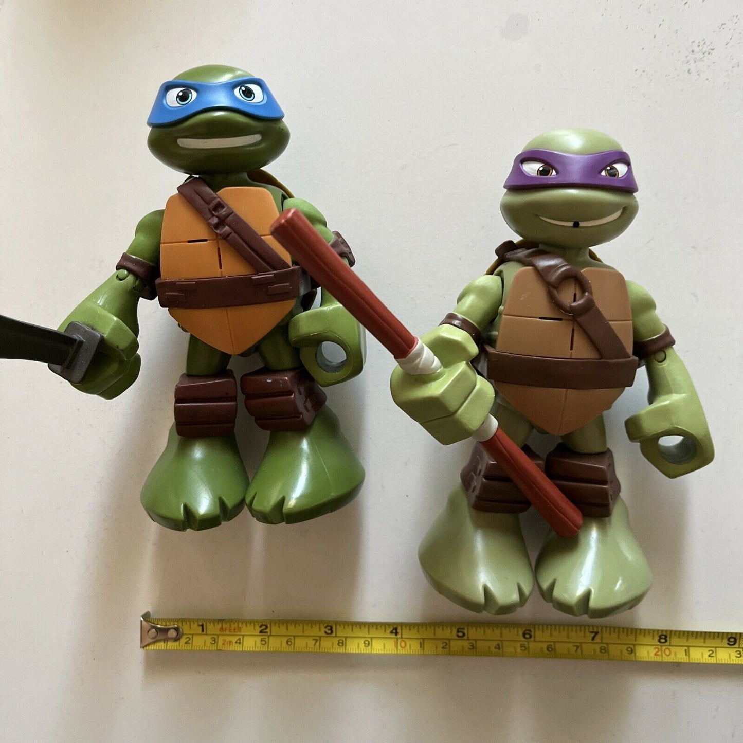Leonardo And Donatello Teenage Mutant Ninja Turtles 6" 2016 Playmates Viacom