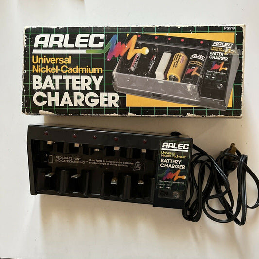 Alec Universal Nickel-Cadmium Battery Charger AA AAA C D 9V