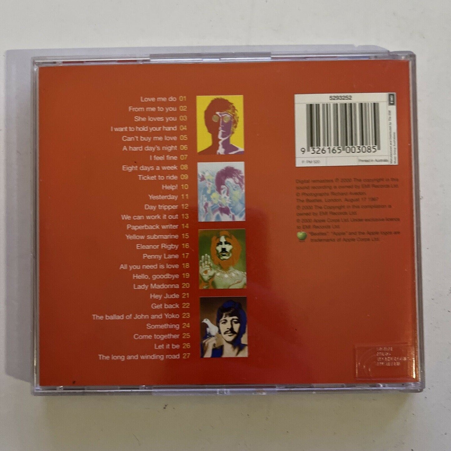 The Beatles – 1 (CD, 2000) Apple Records. Album