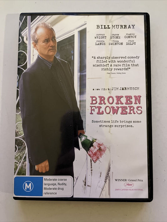 Broken Flowers (DVD, 2005) Bill Murray, Frances Conroy, Jessica Lange, Region 4