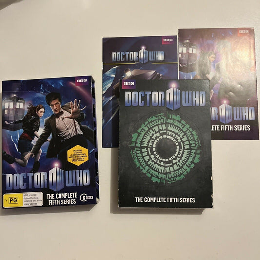 Doctor Who : Series 5 (DVD, 2010, 6-Disc) Matt Smith BBC Region 4