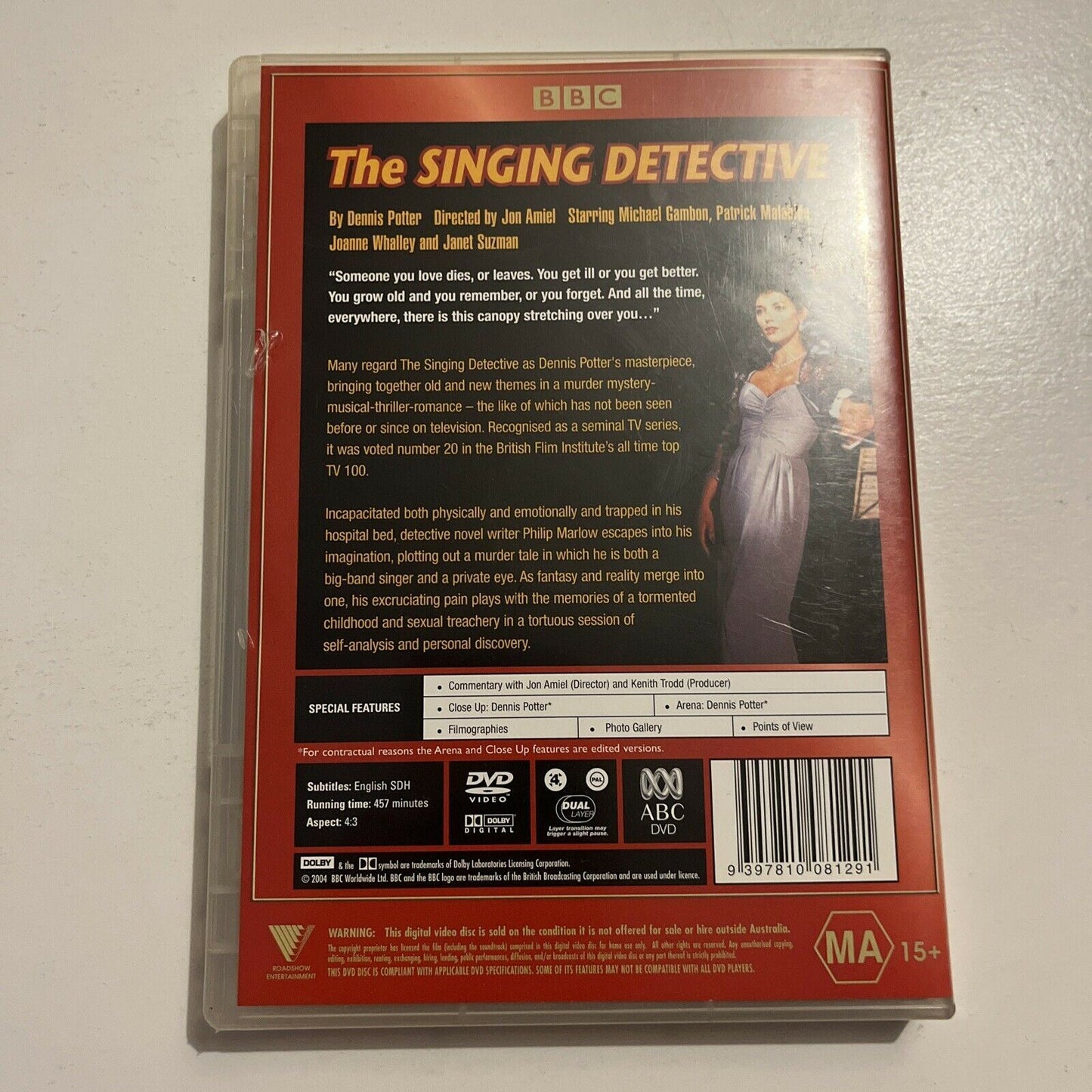 The Singing Detective (DVD, 1986, 3-Disc) Michael Gambon. BBC Region 4