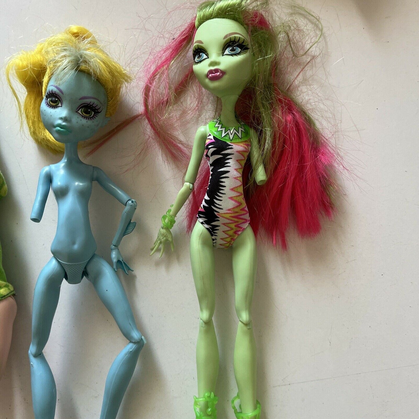 5x Monster High Dolls Venus McFlytrap, Lagoona Blue, Scaris Deuce *Parts Only*