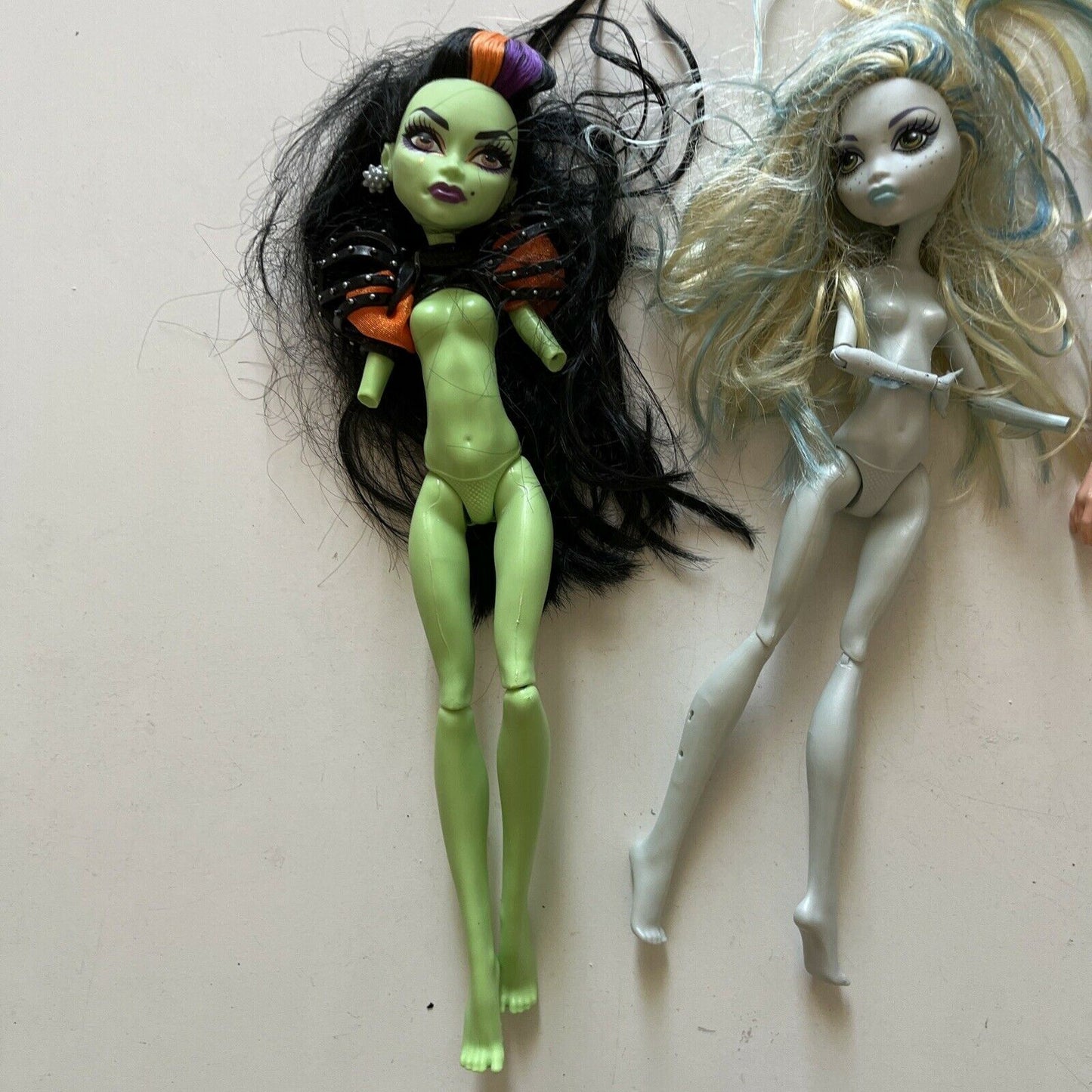 5x Monster High Dolls Venus McFlytrap, Lagoona Blue, Scaris Deuce *Parts Only*