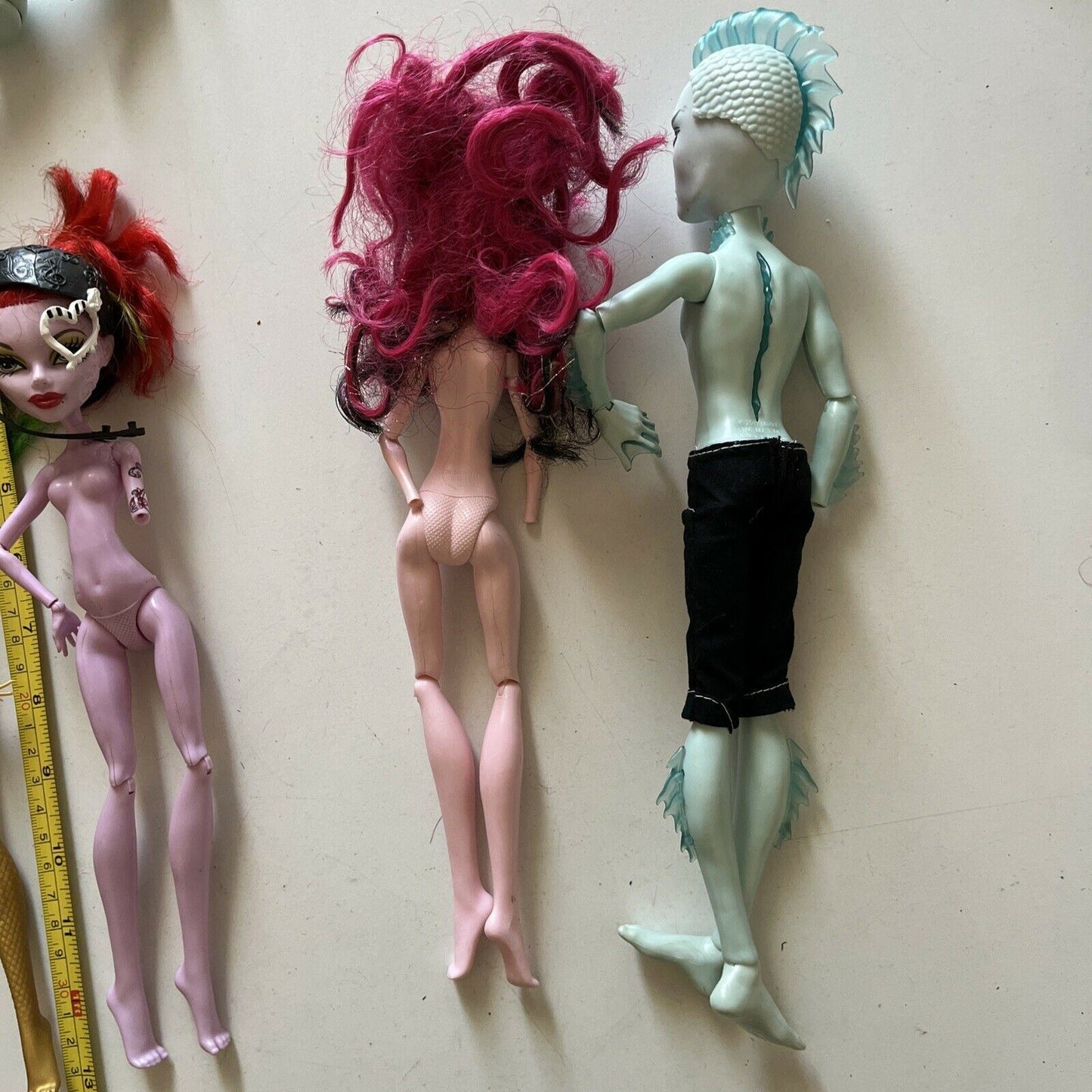 6x Monster High Dolls gillington webber, Gigi Grant, Operetta Dot *Parts Only*