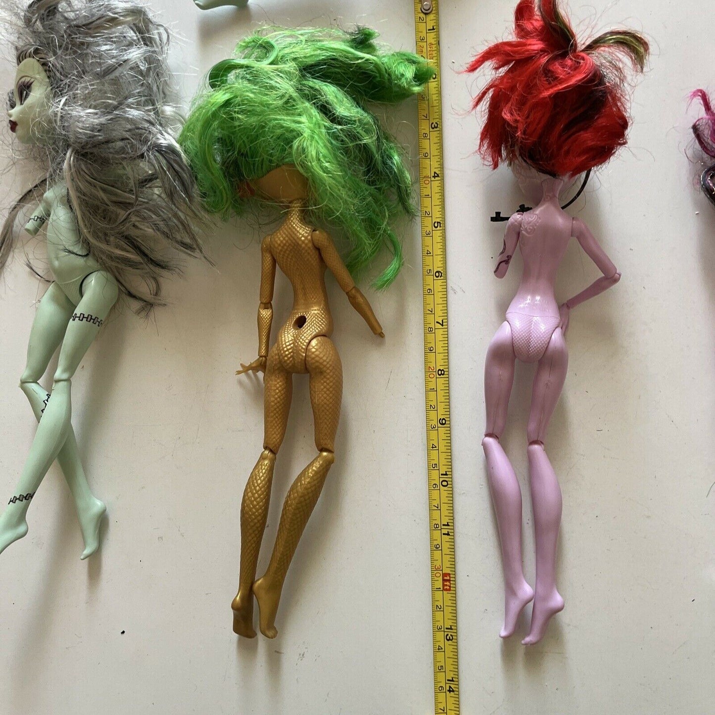 6x Monster High Dolls gillington webber, Gigi Grant, Operetta Dot *Parts Only*