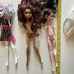 5x Monster High Dolls Bominable, Draculaura, Clawdeen Wolf, Catrine *Parts Only*