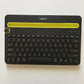 Logitech K480 Bluetooth Keyboard *Missing Battery Cover But In Working Order*