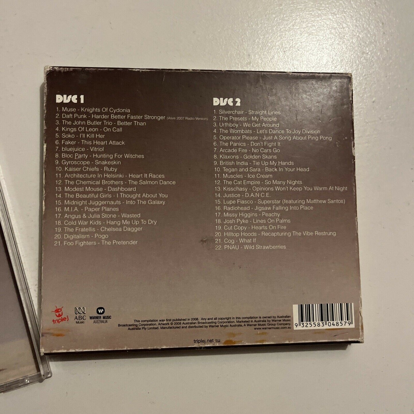 Triple J - Hottest 100 - Volume 15 (CD, 2008, 2-Disc)