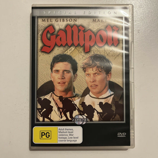 Gallipoli - Special Edition (DVD, 1981, 2-Disc) Mel Gibson, Peter Weir Region 4