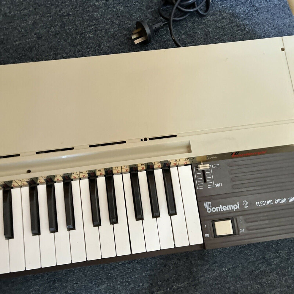 🎹 Orgue électrique Vintage Bontempi Electric Chord Organ – Avec Boîte D’origine