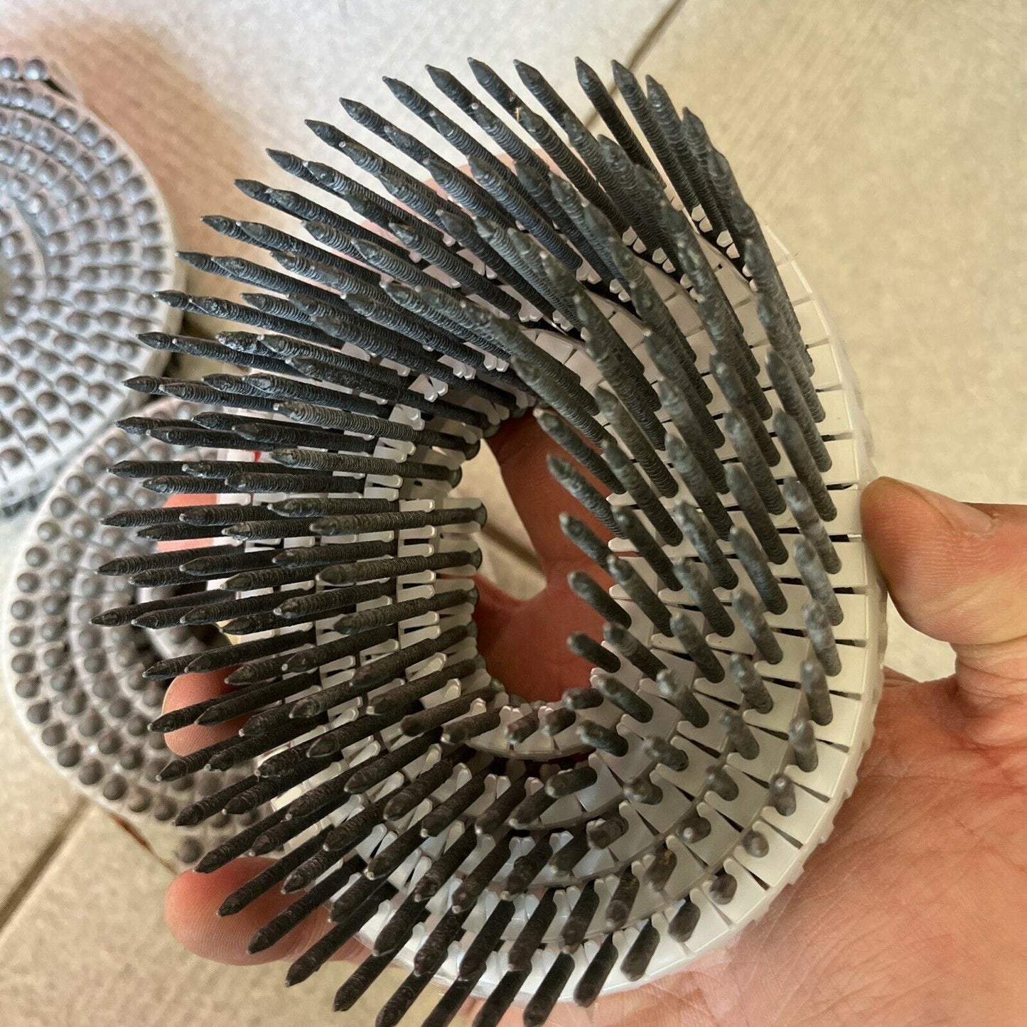 Airco Collated Nails YF52256 600 Nails 15° RING For Pneumatic Nailers