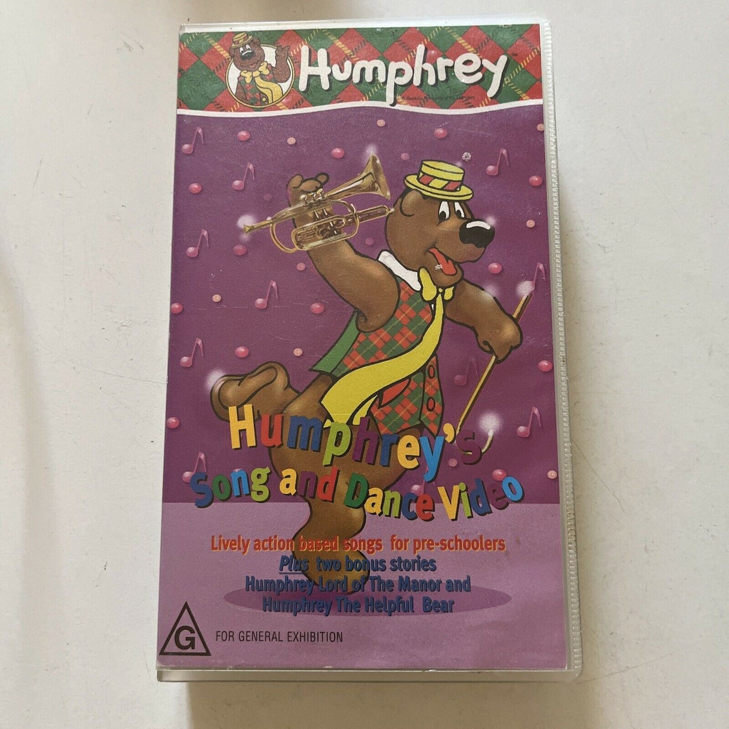 Humphrey B Bear - Humphrey's Song And Dance Video (VHS, 1998) PAL