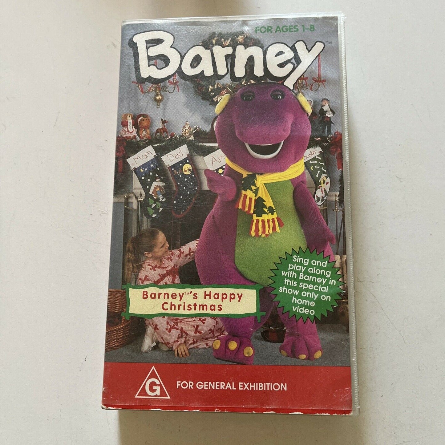 Barney: Barney’s Happy Christmas (VHS, 1990) PAL