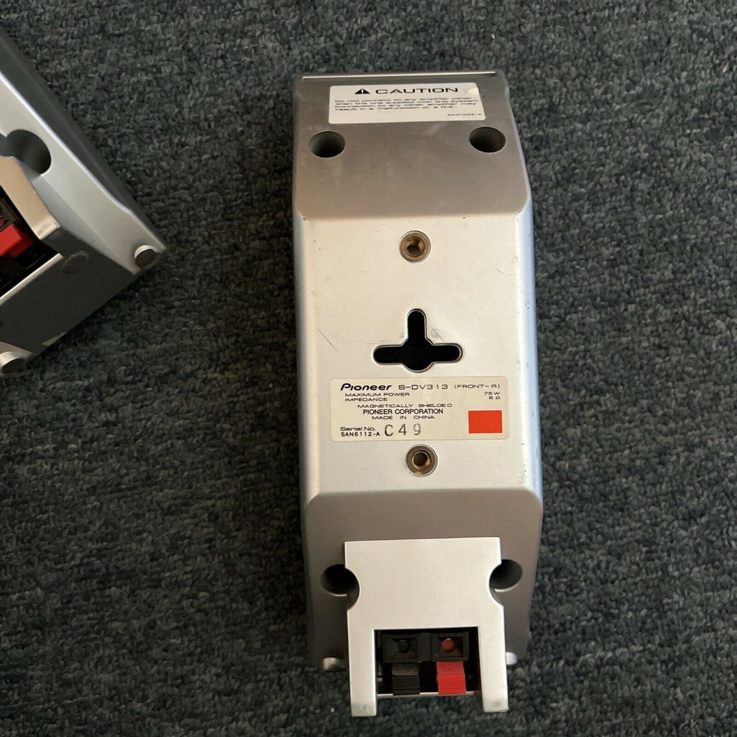 4x Pioneer S-DV313 75W Speakers (Front R+L, Surround R+L)