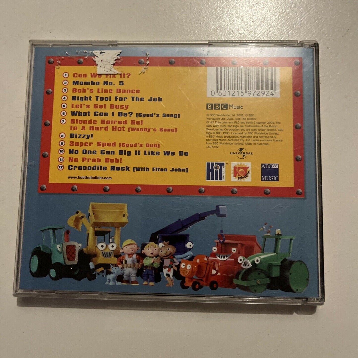 Bob the Builder - The Album - Featuring Elton John (CD, 2001)