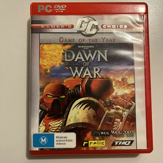 Warhammer 40,000: Dawn Of War Game Of The Year Edition (PC, 2004) CDROM