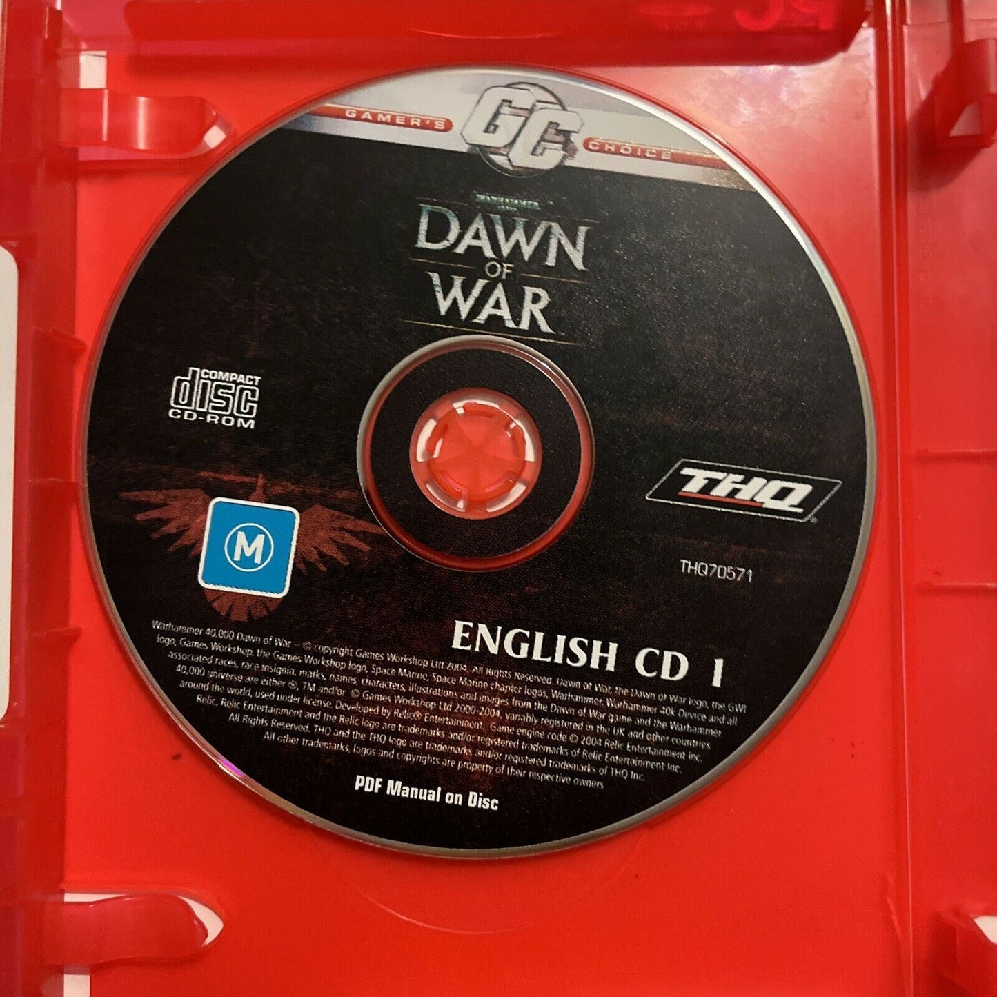 Warhammer 40,000: Dawn Of War Game Of The Year Edition (PC, 2004) CDROM