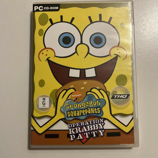 SpongeBob SquarePants - Operation Krabby Patty PC CDROM Video Game