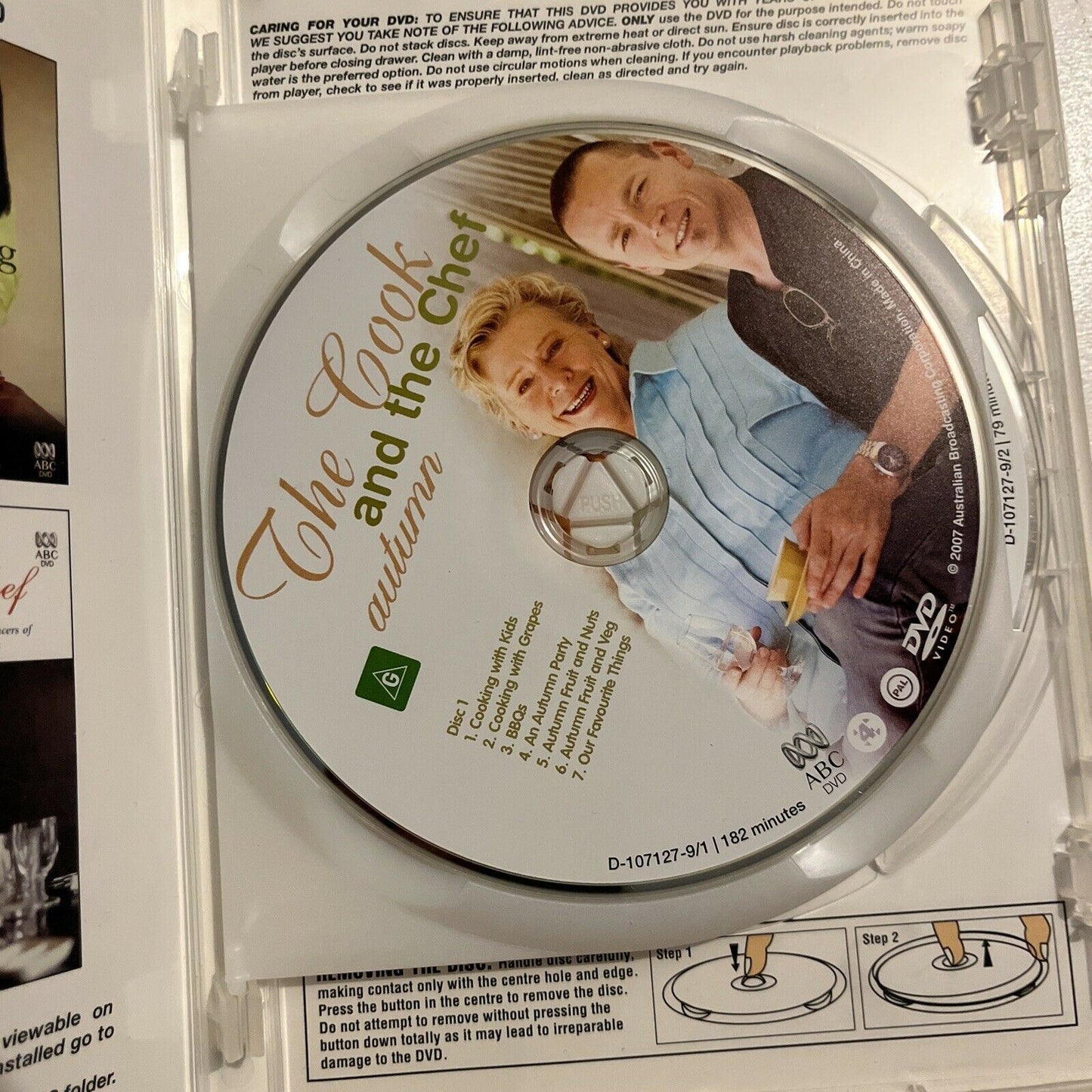 The Cook And The Chef - Autumn (DVD, 2006, 2-Disc) Region 4
