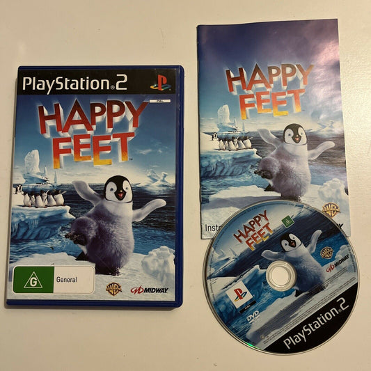 Happy Feet - Sony PlayStation 2 Console Game PAL PS2 With Manual