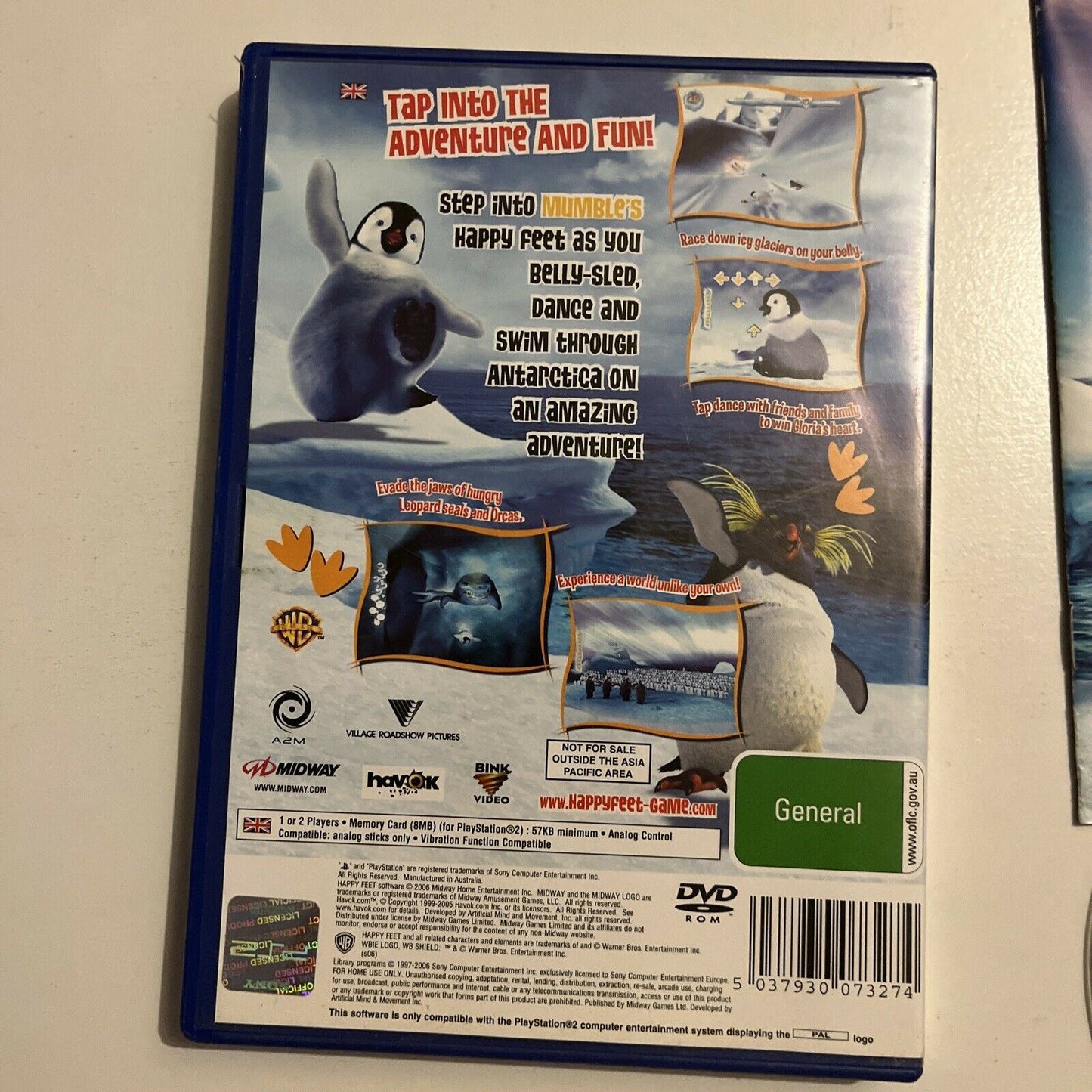 Happy Feet - Sony PlayStation 2 Console Game PAL PS2 With Manual