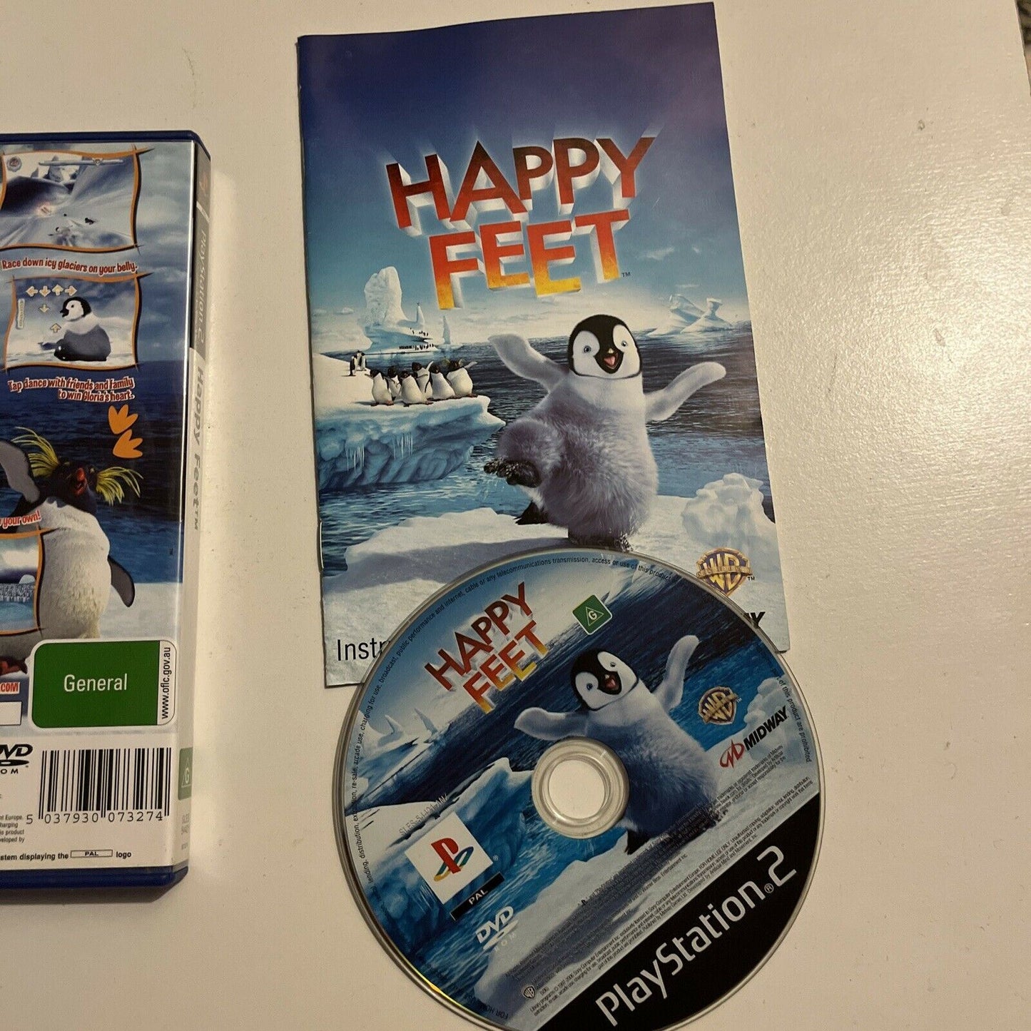 Happy Feet - Sony PlayStation 2 Console Game PAL PS2 With Manual