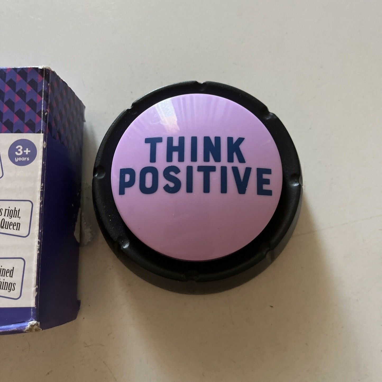 Think Positive Button - 10 Different Sayings