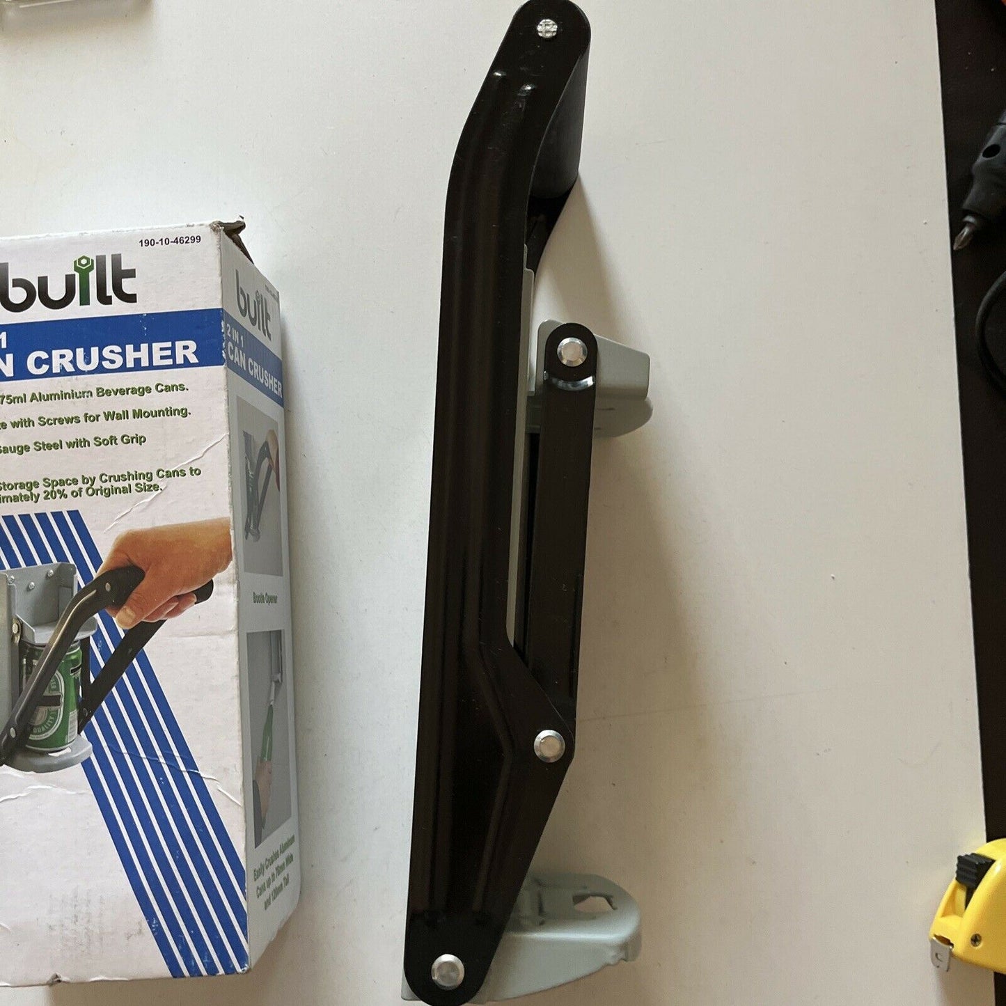 Can Crusher Heavy Duty Wall Mounted w/ Bottle Opener *Never Used*