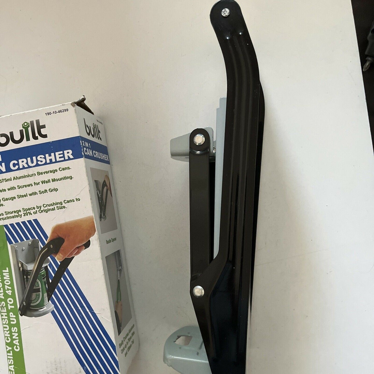 Can Crusher Heavy Duty Wall Mounted w/ Bottle Opener *Never Used*