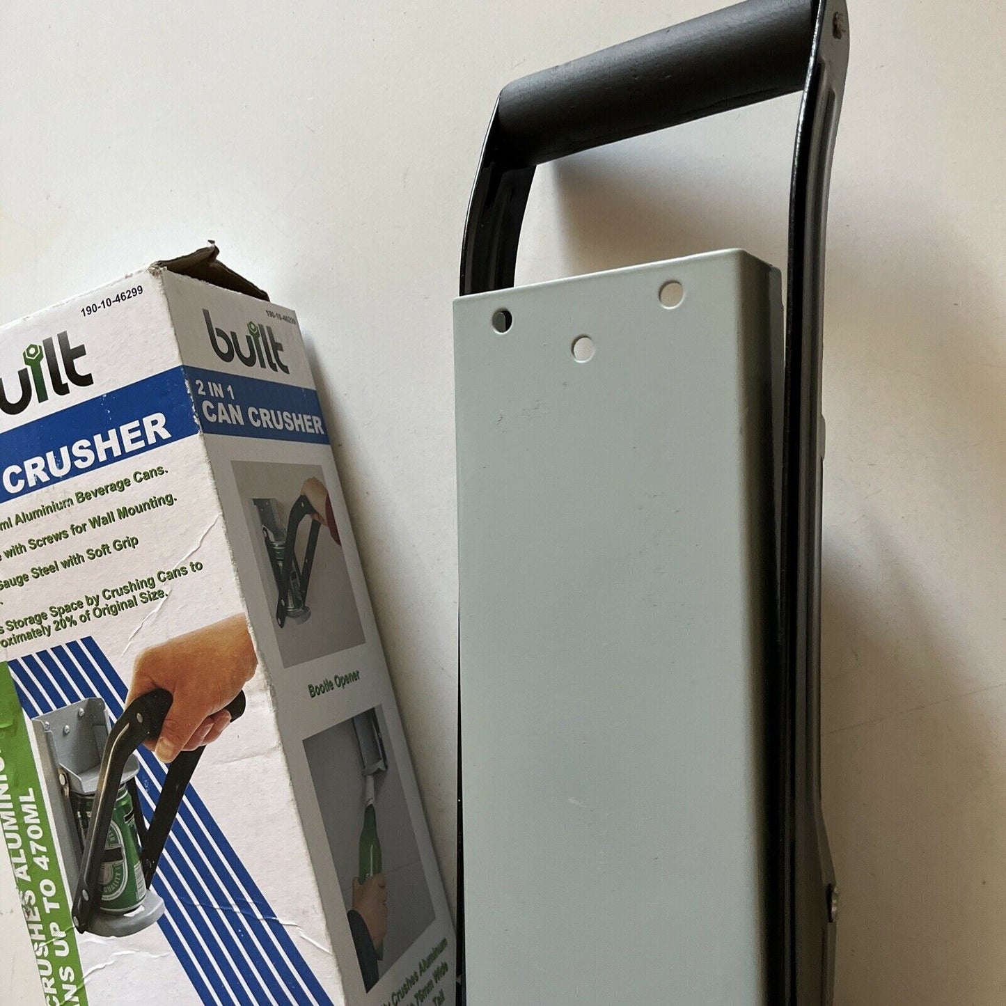 Can Crusher Heavy Duty Wall Mounted w/ Bottle Opener *Never Used*