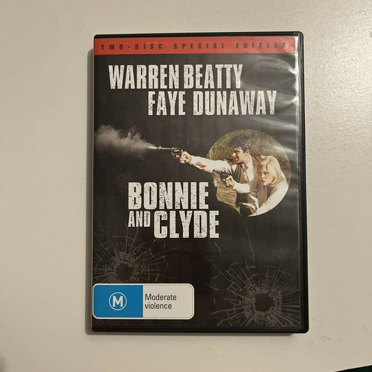Bonnie And Clyde - Special Edition (DVD, 1967, 2-Disc) Warren Beatty. Region 4