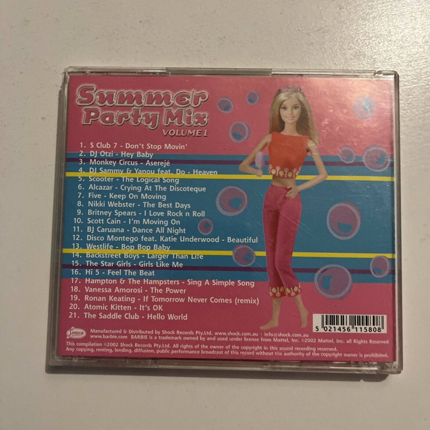 Barbie Summer Party Mix - Volume 1 (CD, 2002)