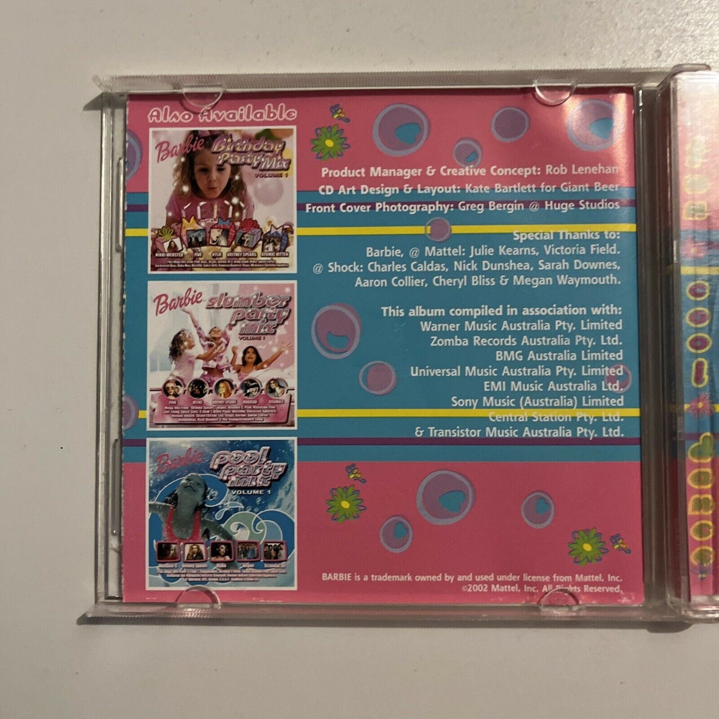 Barbie Summer Party Mix - Volume 1 (CD, 2002)