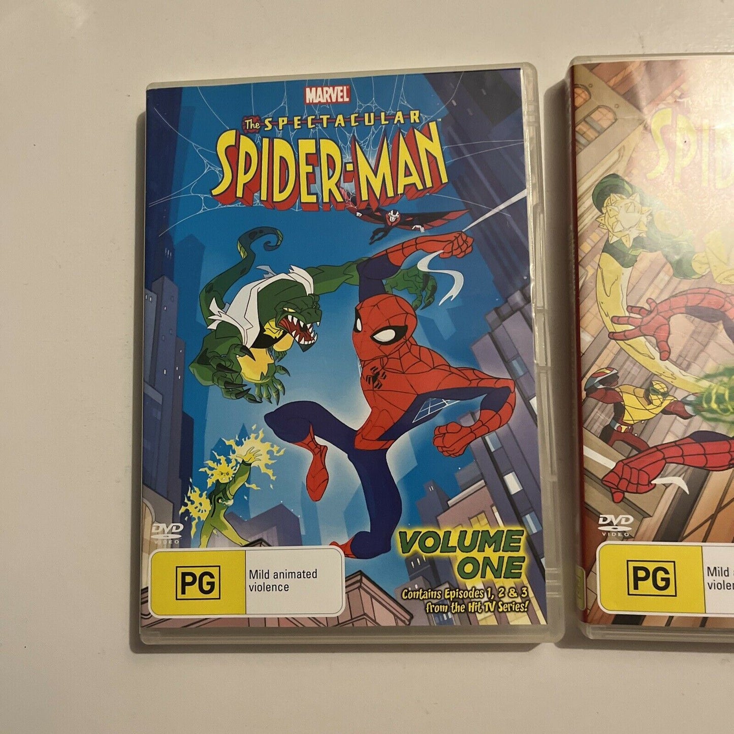 The Spectacular Spider-man : Vol 1 & 2 (DVD, 2008, 2-Disc) Region 4