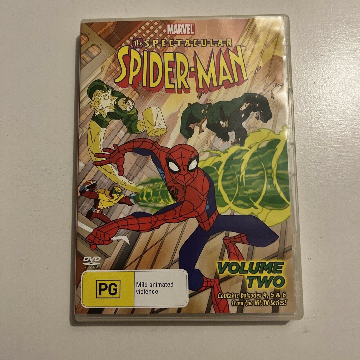 The Spectacular Spider-man : Vol 1 & 2 (DVD, 2008, 2-Disc) Region 4