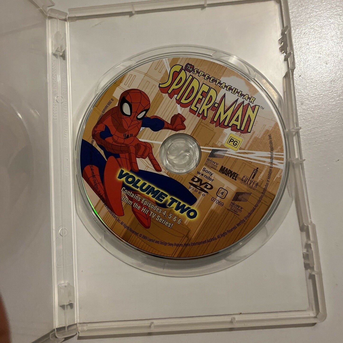 The Spectacular Spider-man : Vol 1 & 2 (DVD, 2008, 2-Disc) Region 4