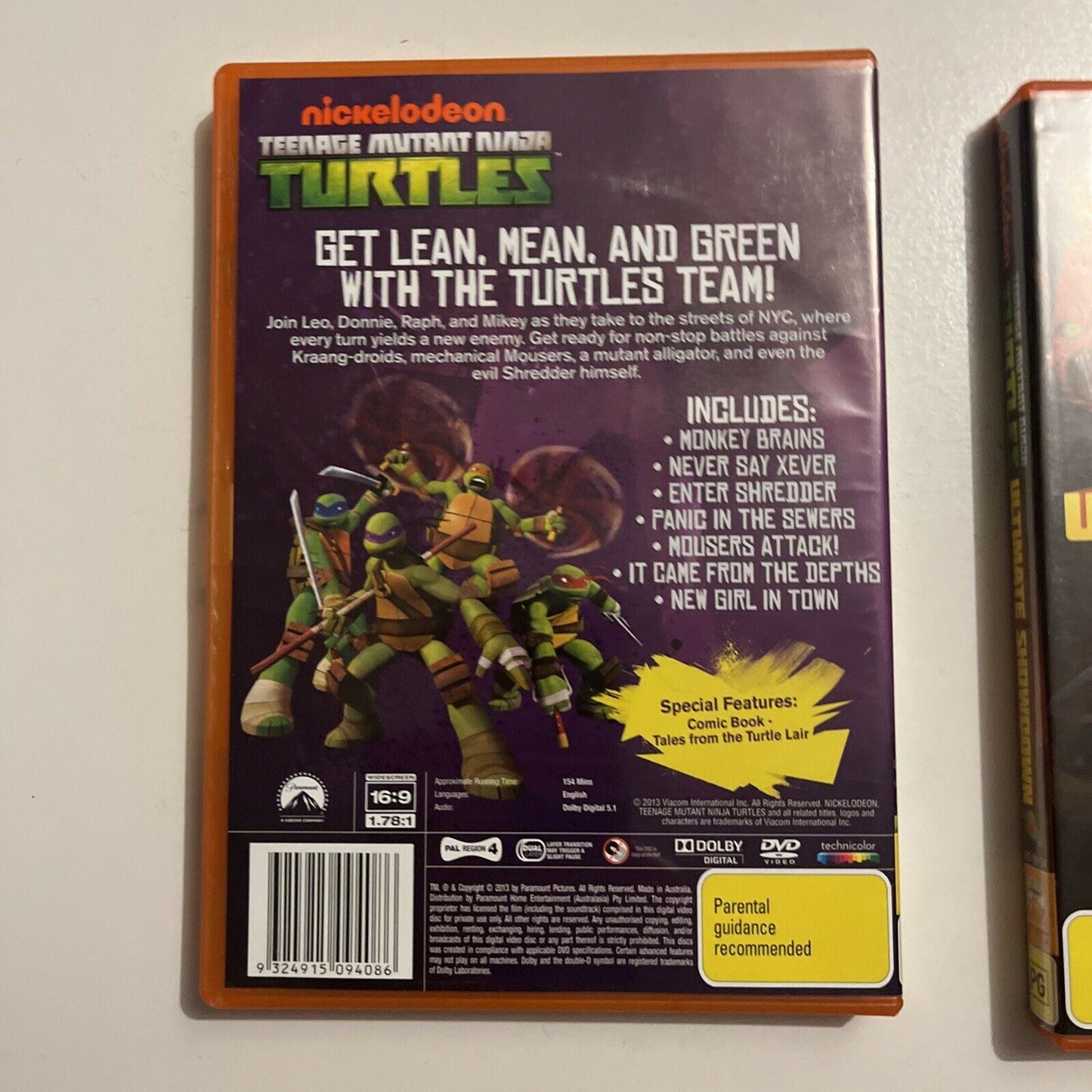 Teenage Mutant Ninja Turtles - Ultimate Showdown / Enter Shredder (DVD, 2013)