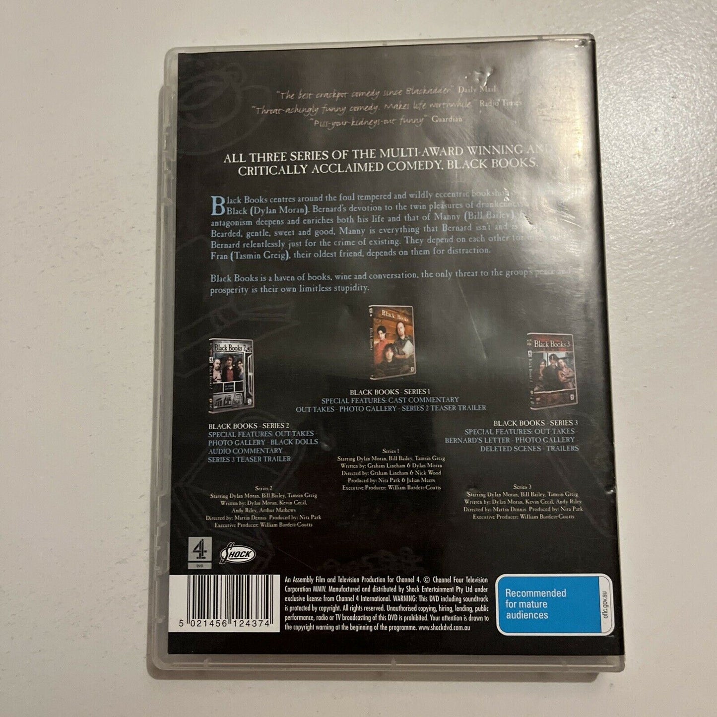 Black Books - The Complete Collector's Edition (DVD, 2004, 3-Disc) Region 4