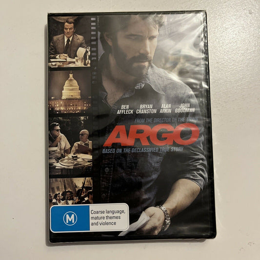 *New Sealed* Argo (DVD, 2012) Ben Affleck, Bryan Cranston, Alan Arkin Region 4